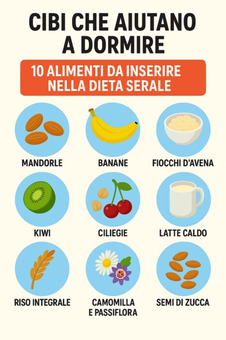 Esistono dei cibi che aiutano contro l'insonnia?