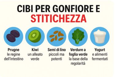 5 cibi che aiutano davvero l’intestino