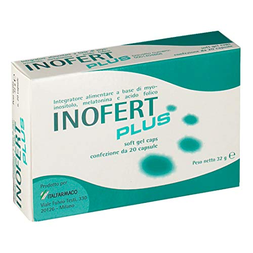 integratore alimentare inofert plus a base di acido folico 20 capsule soft gel
