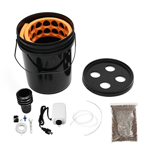 YOUTTOO 4 fori sistema di secchiello idroponico Oxy Pot Bubbler DWC Deep Water Culture Crescere Box Kit