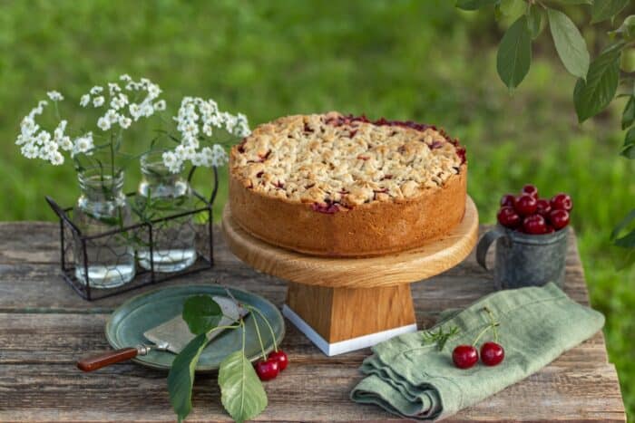 crumble di visciole