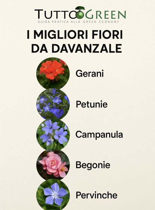 I miei fiori da davanzale preferiti