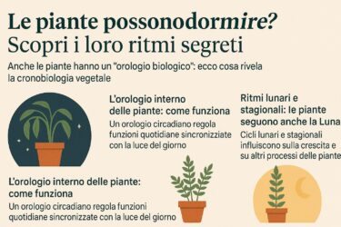 Le piante dormono